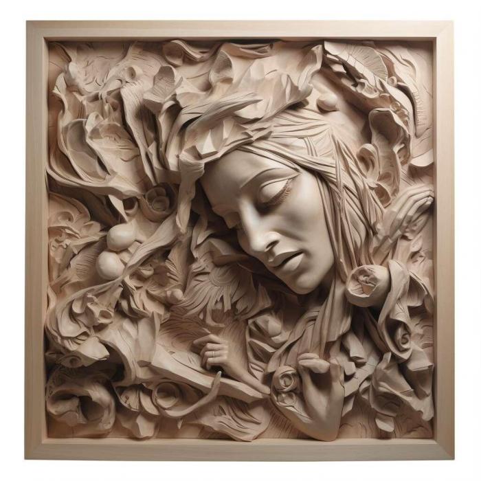 نموذج ثلاثي الأبعاد لآلة CNC 3D Art 